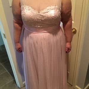 Blush pink bridesmaid dress - Never worn